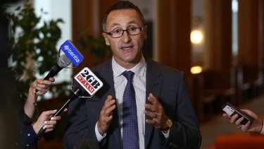 Obstacles: Richard Di Natale spearheaded the push for legalising medical marijuana.