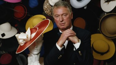 Well hatted: Philip Somerville, milliner to the Queen Elizabeth until his retirement in 2008. 