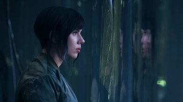 Scarlett Johansson plays The Major in <i>Ghost in the Shell</i>.