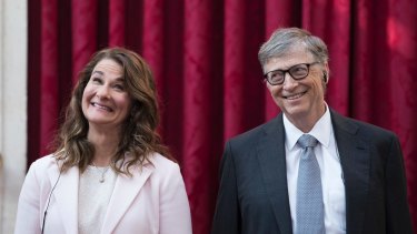 Bill and Melinda Gates direct their philanthropic efforts through their foundation, which has made $US41 billion in direct grants.
