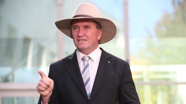 Nationals Leader and Deputy Prime Minister Barnaby Joyce favours moving public servants out of Canberra to regional centres. Canberra is a regional city. 