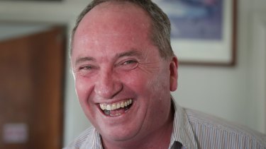 Nationals candidate for New England Barnaby Joyce.