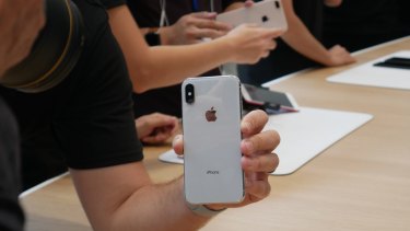 The silver iPhone X is the better-looking of the two available colours.