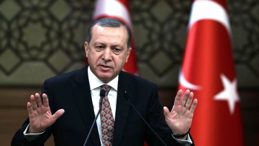 Turkish President Recep Tayyip Erdogan in Ankara in February.