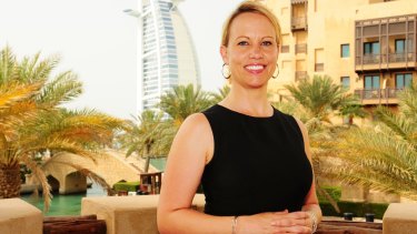 Louise Adams is back in Australia after spending seven years working in the United Arab Emirates.