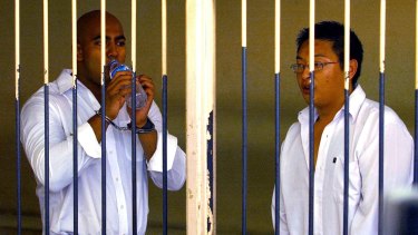 Awaiting execution: Myuran Sukumaran, left, and Andrew Chan.
