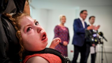 Hopes are high cannabis product will ease five-year-old Gemma's constant seizures.
