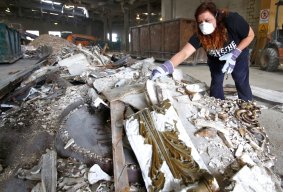 The Palace after demolition works last month.