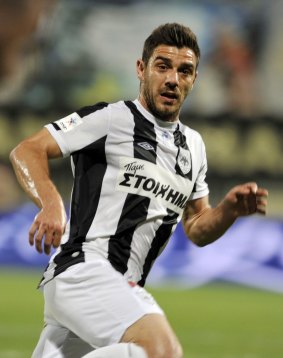 Star signing: Kostas Katsouranis will play in the FFA Cup.