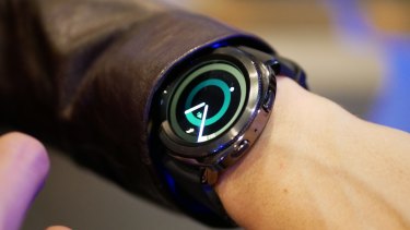 The Gear Sport is shown off at IFA in Berlin.