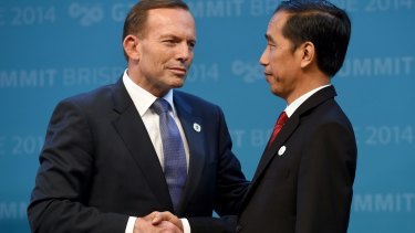 Prime Minister Tony Abbott, pictured with Indonesian President Joko Widodo. 