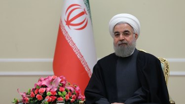 Iran's President Hassan Rouhani in Tehran. 