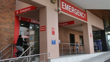 The emergency department at St George Hospital in Kogarah. The hospital has accepted $300,000 in donations tied to poker machine increases.