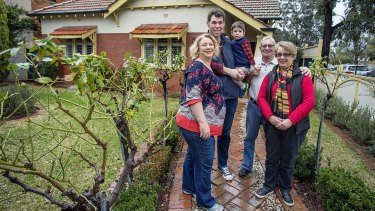 Tim and Gaynor Richmond - with their son Harvey -  have achieved the dream of owning their own home by combining forces with Gaynor's parents, Alan and Jan Silsbury.