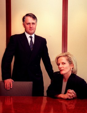 Power couple: Malcolm and Lucy Turnbull. 
