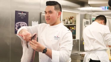 John Rivera, of Restaurant Amaru, in Melbourne, won the Pacific semi-final of the S.Pellegrino Young Chefs competition.