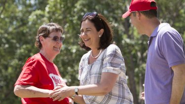 Annastacia Palaszczuk has so far refused to claim overall victory from Saturday's election.