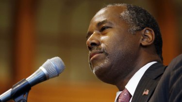 Ben Carson, a former neurosurgeon, said even seeing patients who had been shot had not swayed his views on the right to own guns.