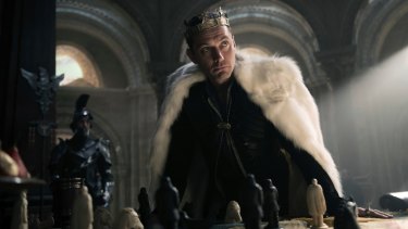 Jude Law as the usurper Vortigern delivers the film's only remotely memorable performance 