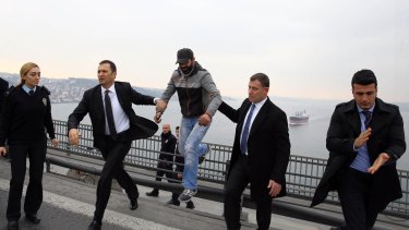 Turkish President Tayyip Erdogan Talks Man Out Of Jumping Off Bridge