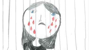 A drawing from a child in detention.