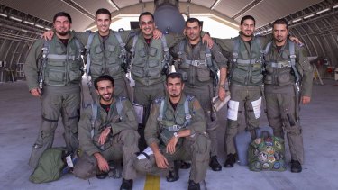 Saudi Arabian air force pilots take part in a strike mission against Islamic State targets in Syria.