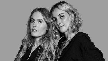 Carly Warson (left) and Stephanie Korn, founders of The Fold swimwear, started their label when they couldn't find swimwear to suit their own bodies.