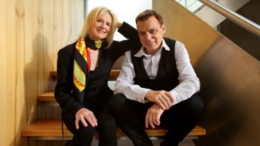 Word perfect: Anne Buist and Graeme Simsion at home in Melbourne's Fitzroy. 