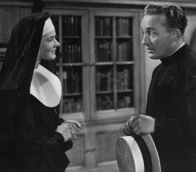 America took Ingrid Bergman to heart in sentimental roles such as the one she played opposite Bing Crosby in <i>The Bells of St Mary's</i>.