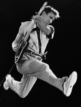 Pete Townshend of The Who, performing in 1982.
