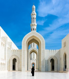 The Sultan Qaboos Grand Mosque in Muscat.