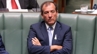 Mal Brough during question time on Tuesday.