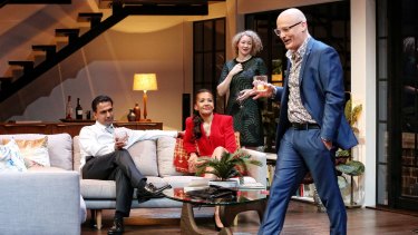 A scene for Sydney Theatre Company's <i>Disgraced</i>.