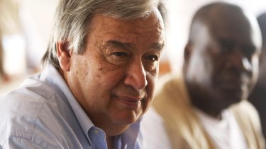 UNHCR head Antonio Guterres has strongly criticised the payments made to people smugglers. 