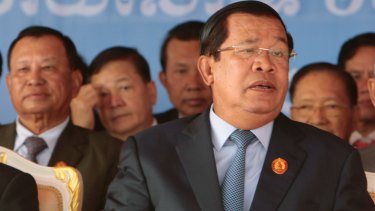 Cambodian Prime Minister Hun Sen in June.