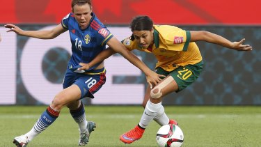 Sam Kerr's World Cup celebrations brought to a halt by ...