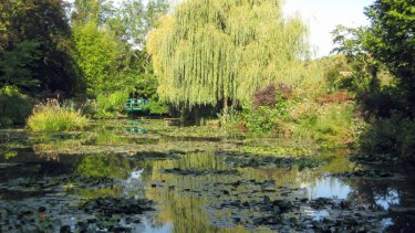 The gardens of Claude Monet's house in Giverny.