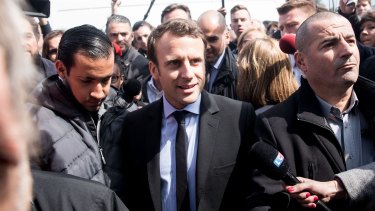 Emmanuel Macron, French presidential candidate, has been critical of Russia. 