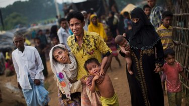 Up to 300,000 Rohingya Muslims could flee violence in northwestern Myanmar.