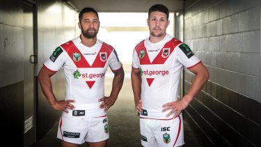 Dynamic duo: Benji Marshall and Gareth Widdop are getting their act together for the Dragons. 