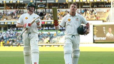 Two of the greatest: Steve Smith and David Warner.