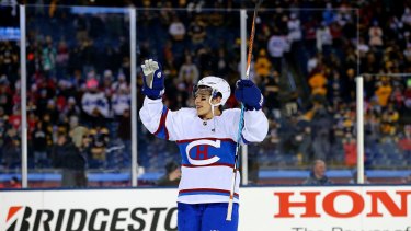Montreal Canadiens Smash Boston Bruins At Gillette Stadium In