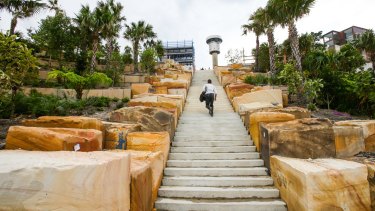 
Stairways and landscaping at Barangaroo Point