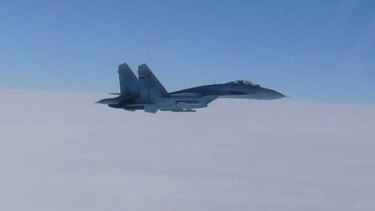 Russian Jet S Close Range Barrel Roll Over Us Spy Plane Pentagon