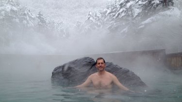 Charles Davidson was inspired to start Peninsula Hot Springs after a visit to Japan.