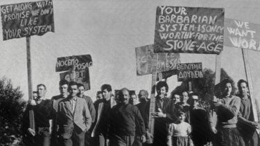 A demonstration at Bonegilla over the lack of work in July 1961 was followed by rioting.