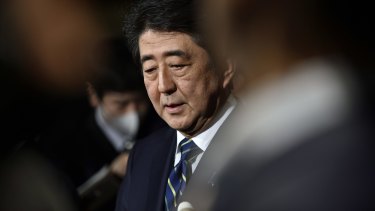 Japanese Prime Minister Shinzo Abe's government has been accused of pressuring broadcasters to reduce criticism of its policies.
