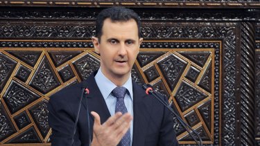 Syrian President Bashar Assad in Damascus in 2013. 