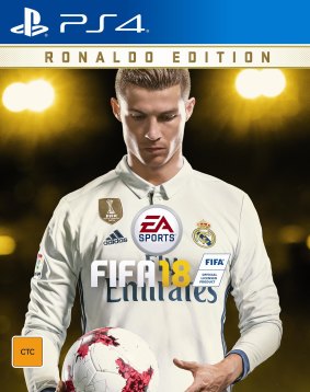 Change: Ronaldo adorns the cover of a FIFA game for the first time.