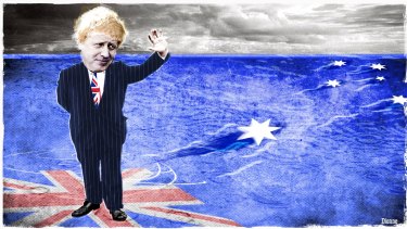 Boris Johnson misunderstood why Australia has had 26 years of uninterrupted growth.